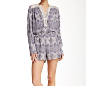 Romeo Juliet Couture Paisley Print Romper